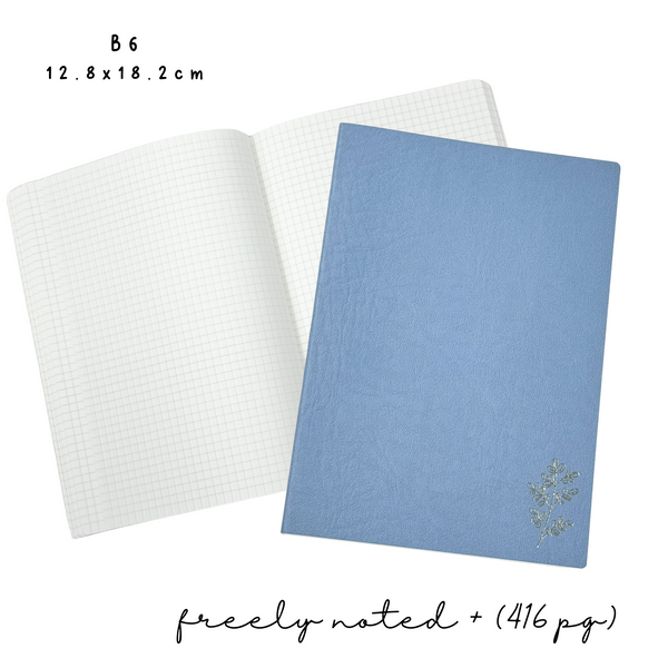 B6 | Blue Freely Noted + (416pg) | Tomoe River Paper Notebook