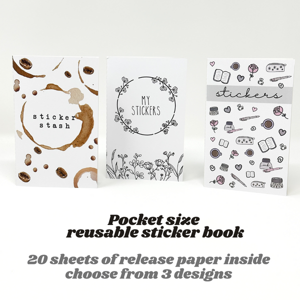 Sticker Collecting Album Reusable Sticker Book Blank India