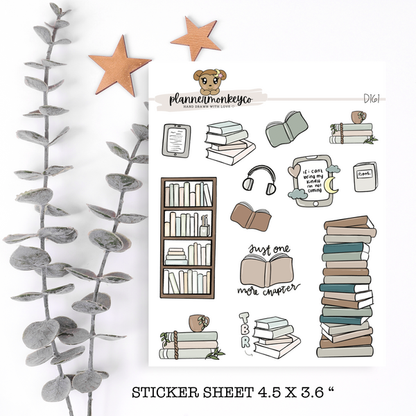 D34 | Boho Books Doodle Variety Sheet