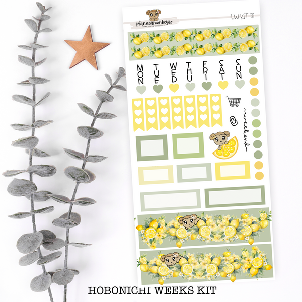 HWKIT31 | Hobonichi Weeks Kit ' When Life Gives You Lemons'