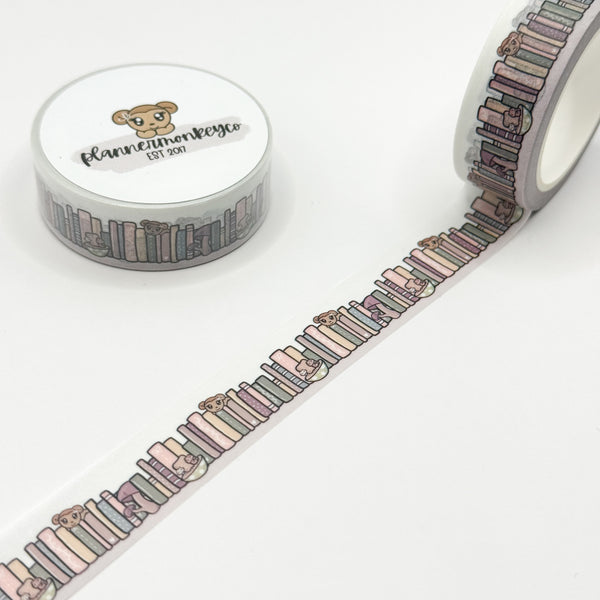 Woodland Book Lovers Washi Tape (PMC X CAS) | 15MM