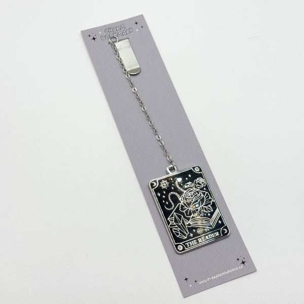 The Reader Tarot Card Charm Chain Bookmark