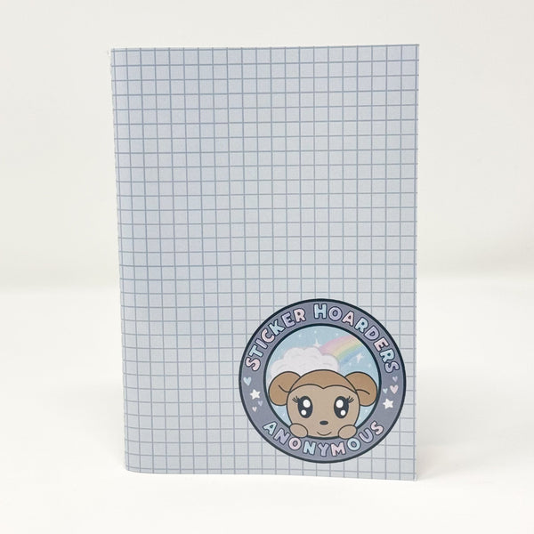 Sticker Hoarders Anonymous Sticker Collecting Book | A6 Size