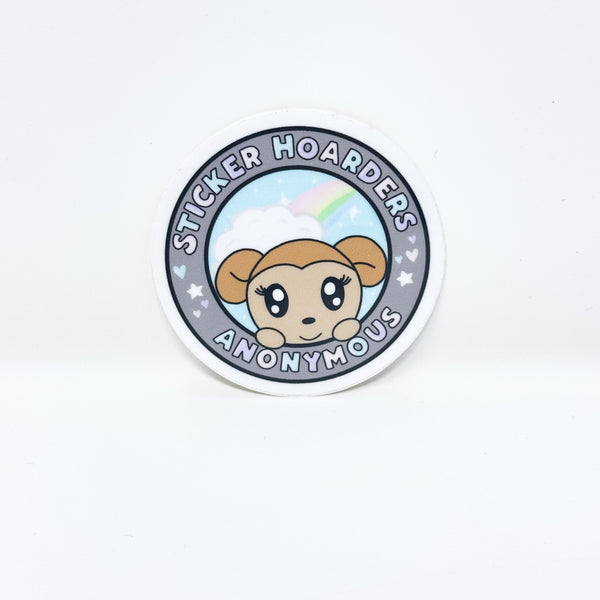 Sticker Addicts Anonymous Macy Vinyl Die Cut Sticker | Glossy