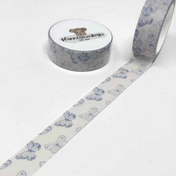 Neutral Butterflies Washi Tape | 15MM