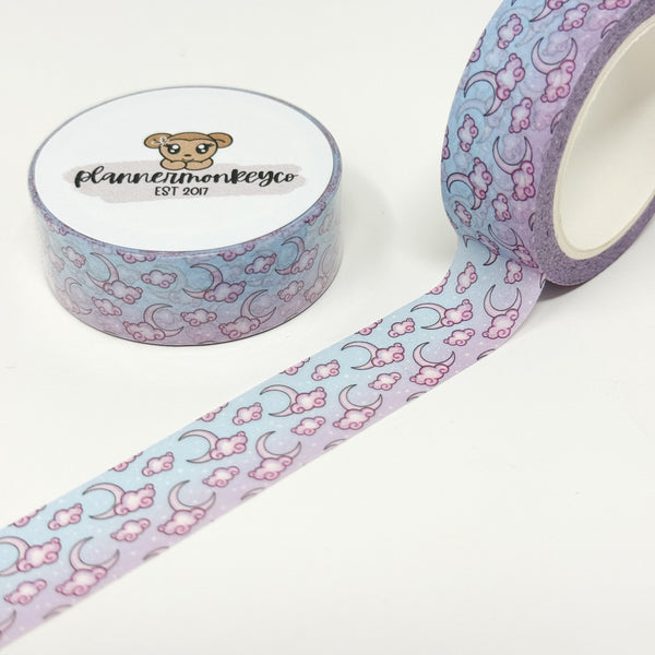 Cotton candy celestial sky washi tape | 15MM