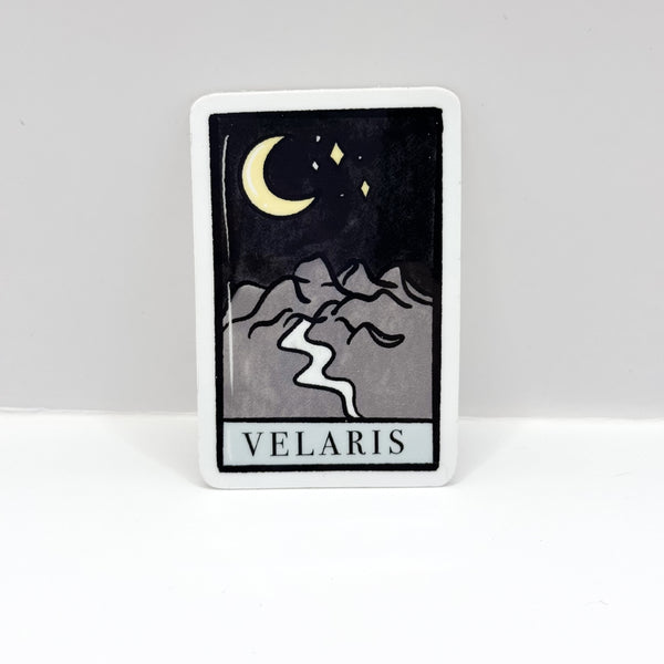 Acotar Velaris Tarot Card Vinyl Die Cut Sticker | Glossy