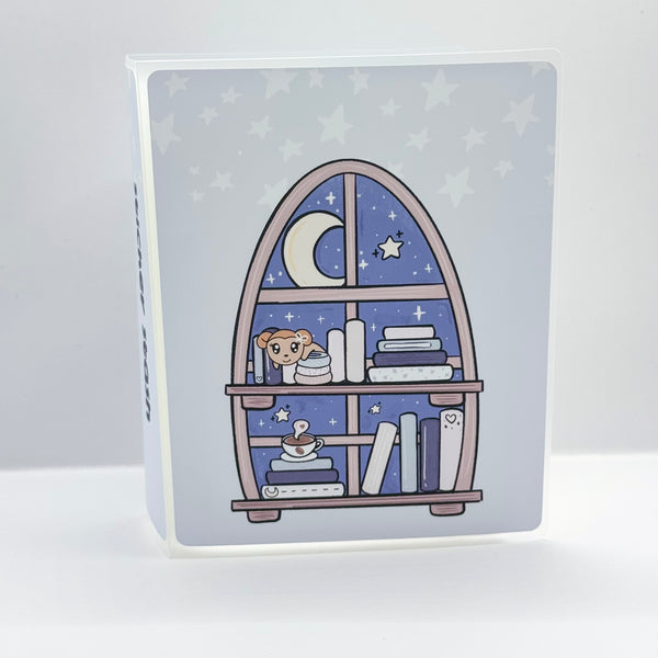 Midnight Stationery Bookshelf Sticker Storage Album (4x6)