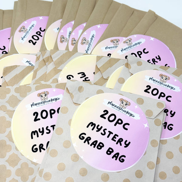 20PC Mystery Sticker Sheet Pack