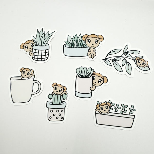 Everyone Grows Differently Sticker flake Set Of 7