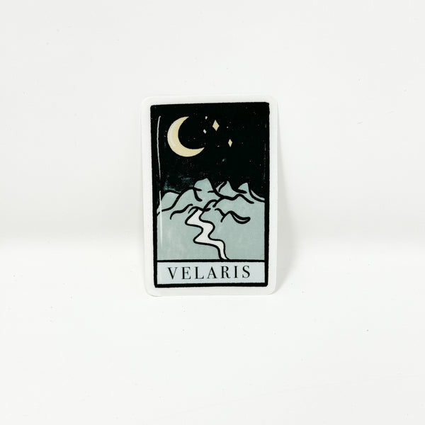 Velaris Tarot Card Romantasy Die Cut | Transparent