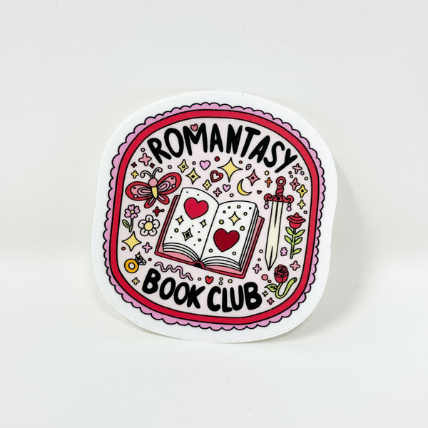 Romantasy Book Club Vinyl Die Cut | Matte