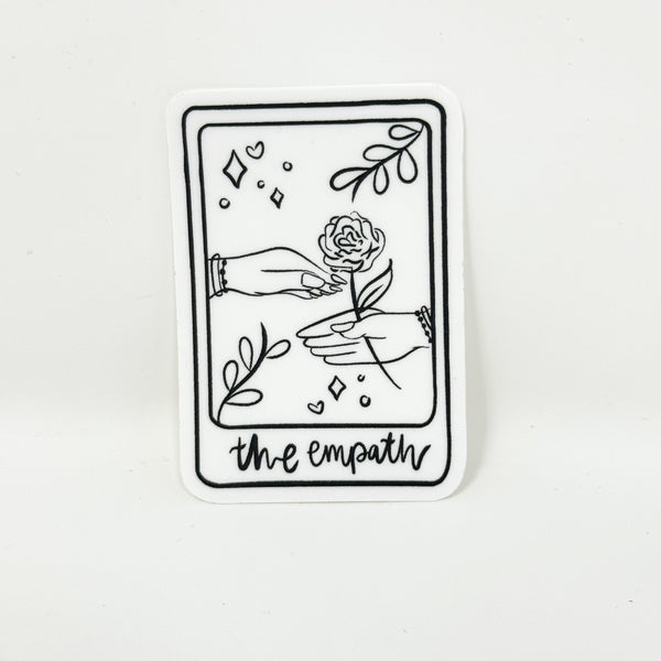 The Empath Tarot Card Vinyl Die Cut Sticker | Matte