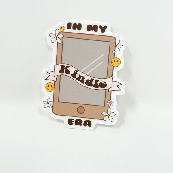 In My Kindle Era Vinyl Die Cut Sticker | Matte