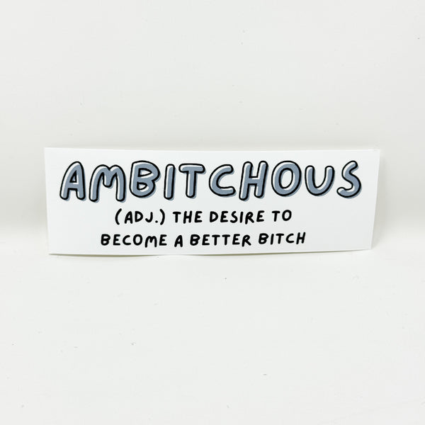 Ambitious Die Cut | Sticker Paper