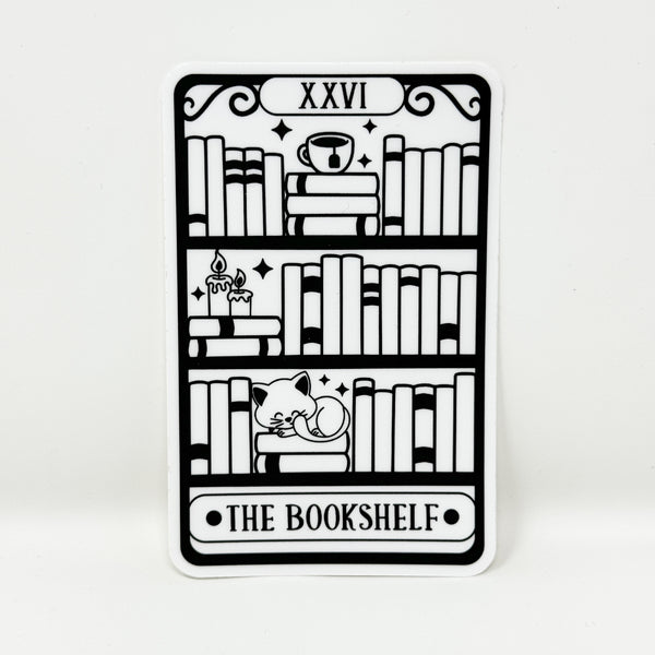 The Cozy Bookshelf Large Vinyl Die Cut | Matte