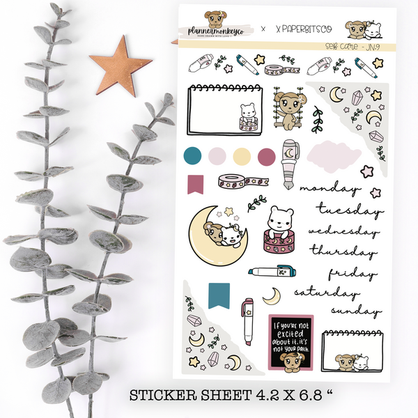 Celestial Stationery Journaling Deco Sheet  (PMC X PBC)