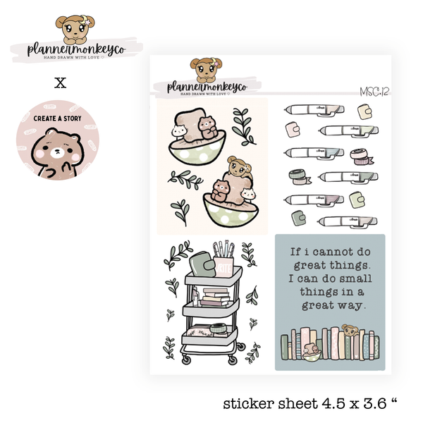 MSC.12 | Woodland Stationery Full Box Stickers (PMC X CAS)