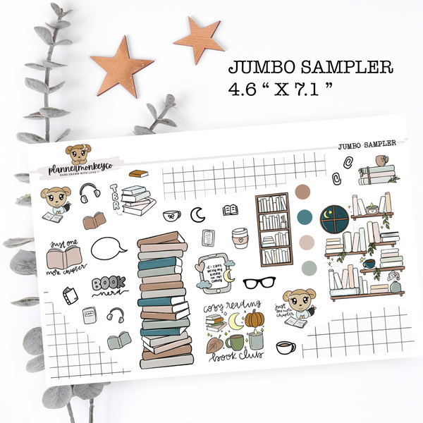 SA.24 | Boho Cozy Night Bookish Jumbo Sampler