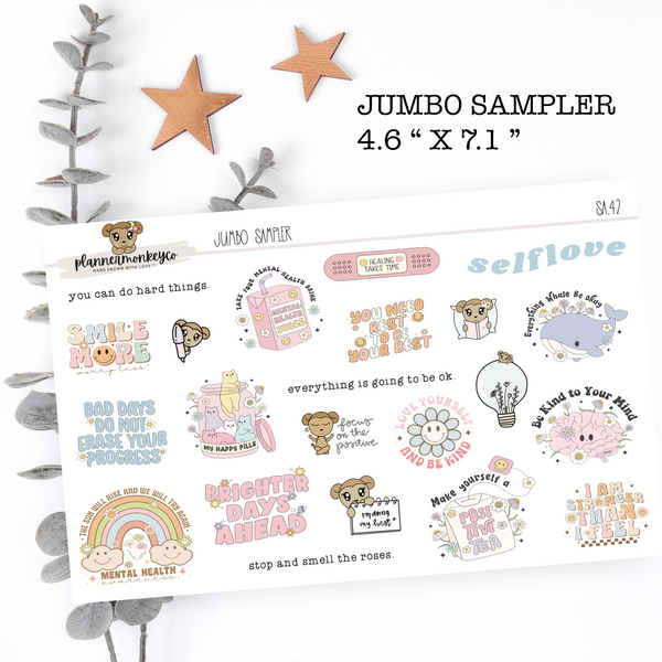 SA.42 | Positivity Mental Health Self Care Jumbo Sampler