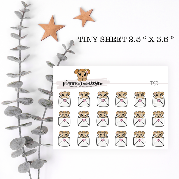 T53 | Macy Loves Happy Mail Tiny Sheet