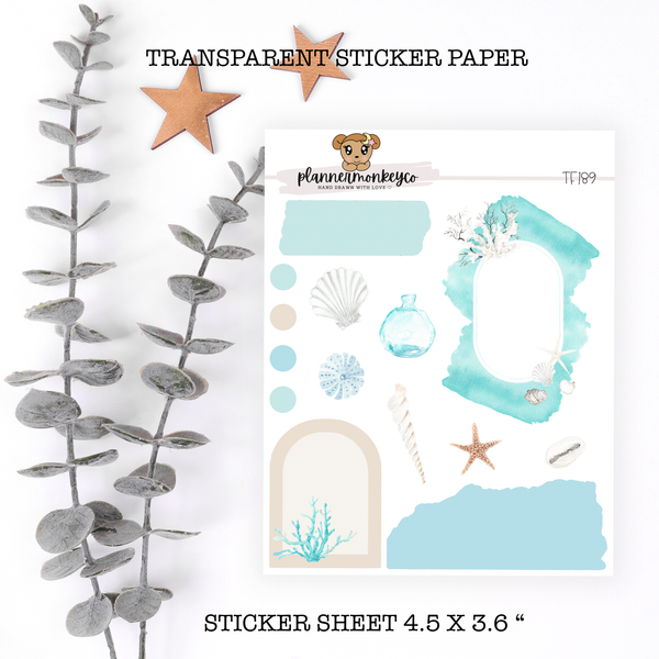 TF189 | Beachy Deco Variety Sheet (Transparent)