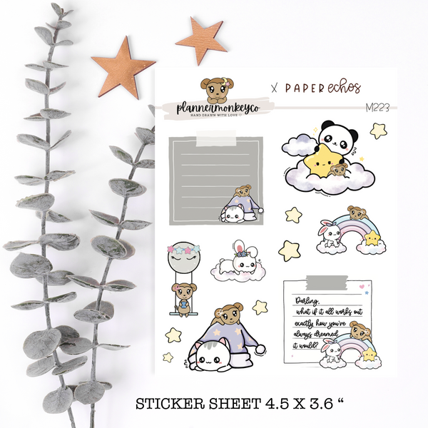 M223 | Dreamy Plans Macy Sampler Sheet (PMC X PAPERECHOS)