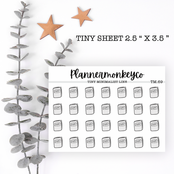 TM.69 | Book Tiny Sheet (minimal)