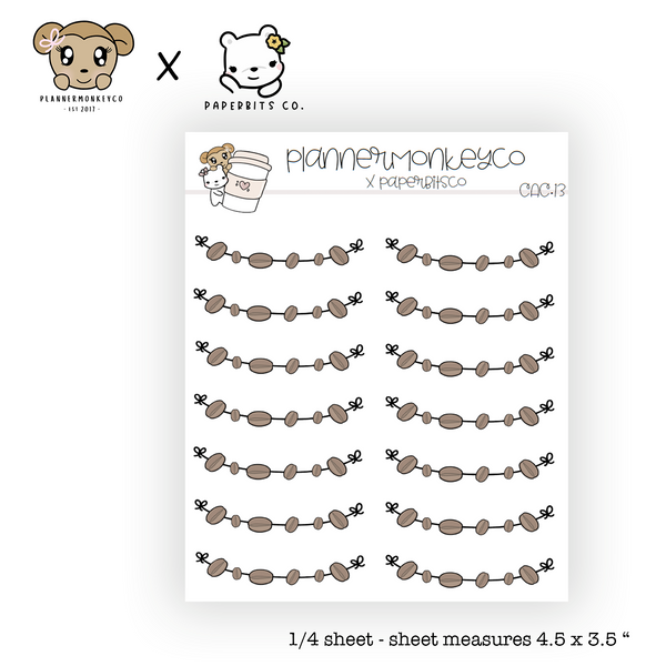 CAC.13 | Coffee Bean Doodle Banners (PMC X PBC)