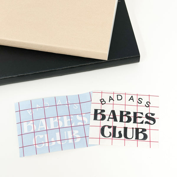 Bad Ass Babes Club Vinyl DECAL | White or Black