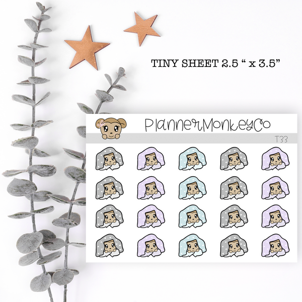 T33 | Anxious Macy Tiny Sheet