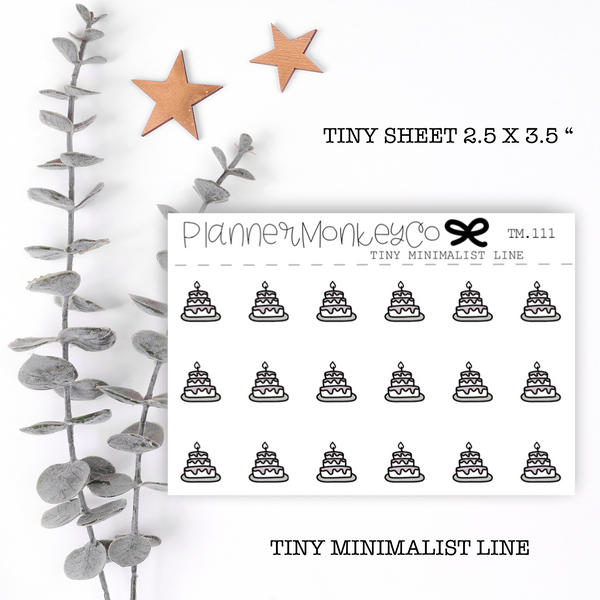 TM.111 | Cake Tiny Sheet (Minimal)