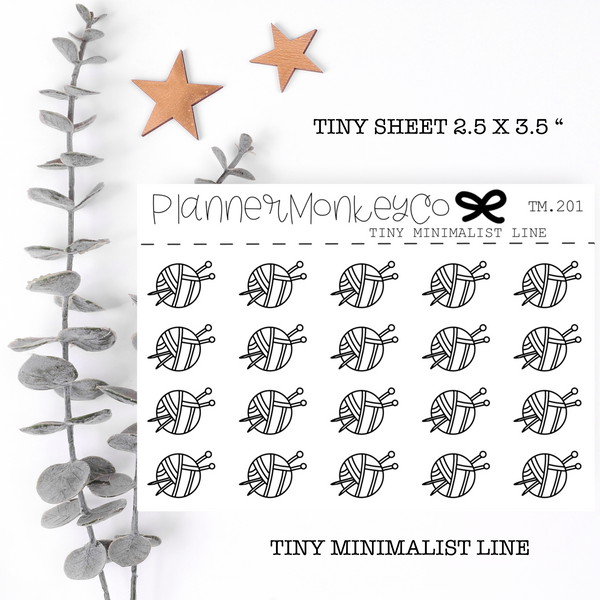 TM. 201 | Knitting Tiny Sheet (Minimal)