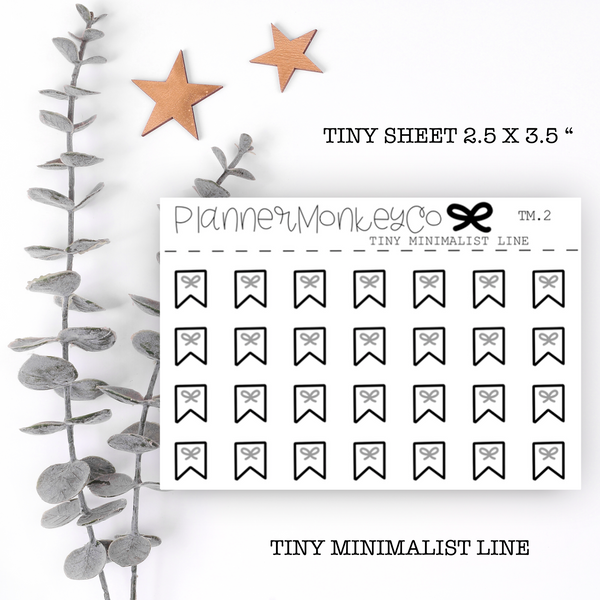 TM.2 | Bow Flag Tiny Sheet (minimal)