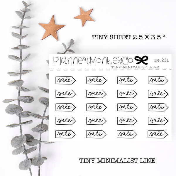 TM.231 | Sale Header Tiny Sheet (Minimal)